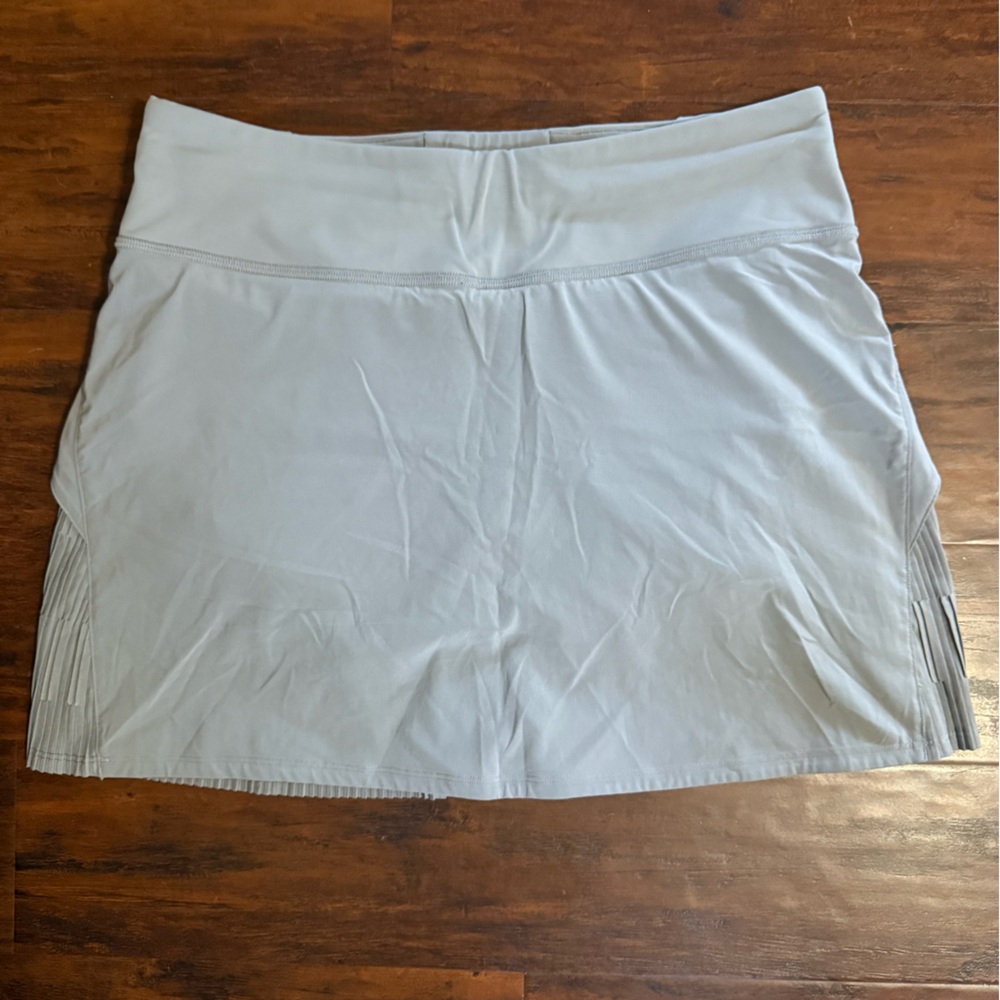 Lululemon Pleated HR Tennis Skirt Gull Grey 8 - Picture 5 of 9